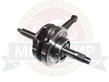 Коленвал Zodiak 50/70 139FMА-147FMD (Delta, Альфа) палец13мм, в сборе с подш. и звездой ГРМ(ход 41