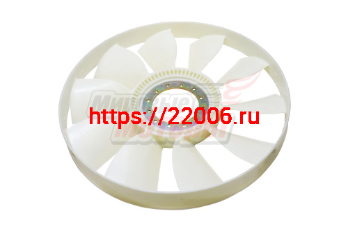 Вентилятор охлаждения 10 лопастей с ободом D-590mm Shaanxi/Shacman (VG1500060447)