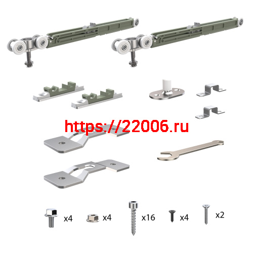 Комплект Armadillo (Армадилло) для раздвижных профильных дверей SLD.Comfort-PRO.SET2.PROF soft close/80 фото 2 Комплект Armadillo (Армадилло) для раздвижных профильных дверей SLD.Comfort-PRO.SET2.PROF soft close/80 фото 2