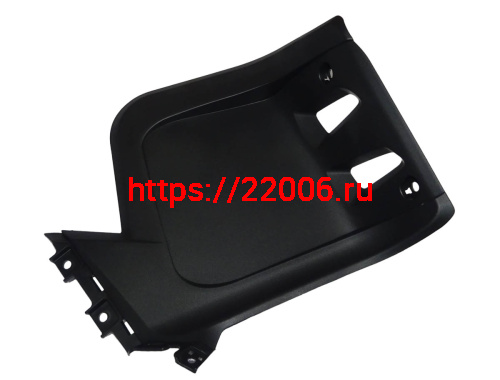 Облицовка подножки правая черная SPORTY 250 (617641)
