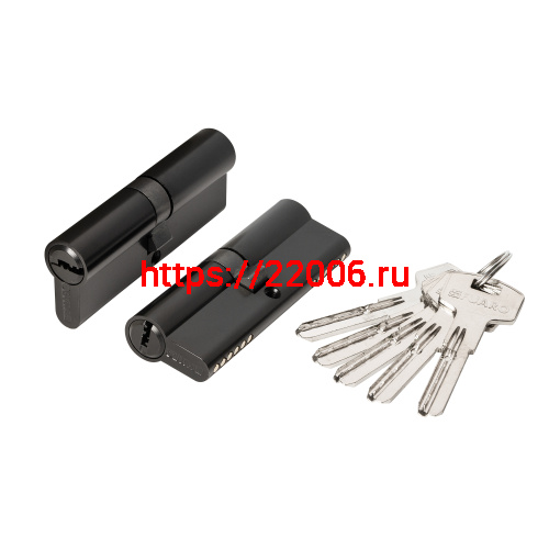 Цилиндровый Fuaro (Фуаро) механизм (200 ZA/90) 2000ZAKey90(40+10+40) BL черный 5Key Цилиндровый Fuaro (Фуаро) механизм (200 ZA/90) 2000ZAKey90(40+10+40) BL черный 5Key