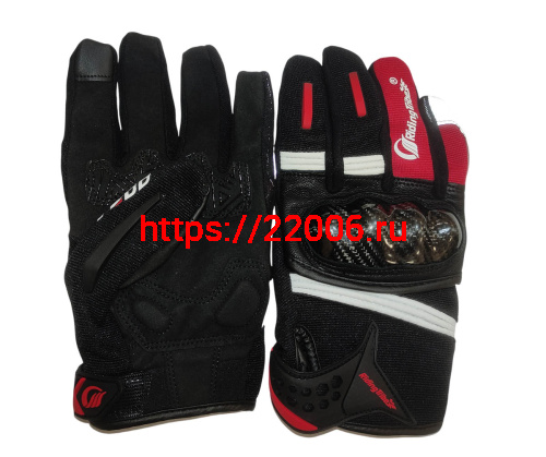 Перчатки PRO-BIKER MCS-57 (чёрно-красные), р-р XL Перчатки PRO-BIKER MCS-57 (чёрно-красные), р-р XL