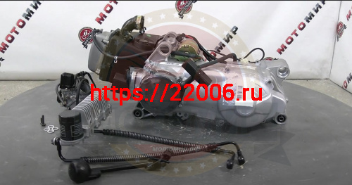 Двигатель Stels Капитан150 4х т. 150 см3 157QMJ (GY6-150) моноблок с редуктором в сборе, масл.охлажд фото 3 Двигатель Stels Капитан150 4х т. 150 см3 157QMJ (GY6-150) моноблок с редуктором в сборе, масл.охлажд фото 3