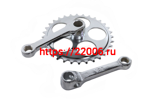 Шатуны 16" 32зуб/102мм (клин) (комплект)