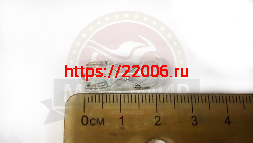 Лампа 12В  5Вт (W5W) без цоколя (W2.1x9.5d) (1011) в габарит (НАБОР) фото 2