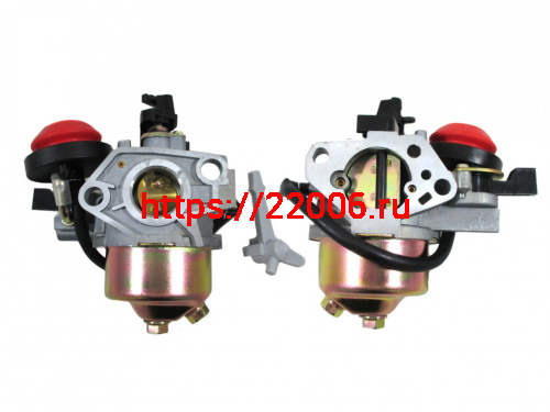 Карбюратор с подкачкой 177F в сборе с бензокраном Карбюратор с подкачкой 177F в сборе с бензокраном