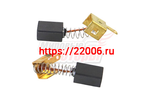 Щетки (№577) Интерскол (6*9*11) УШМ-125/1100,Пружина пятак-зацепы,металл корпус Щетки (№577) Интерскол (6*9*11) УШМ-125/1100,Пружина пятак-зацепы,металл корпус