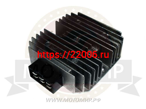 Реле регулятор 6 конт. 3х фазный Динго Т150 большой разъем Линхай400  (Пр)