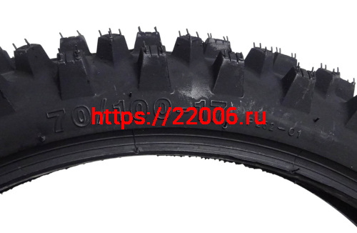 Покрышка 17" 70/100-17 Р262, без камеры, питбайк, WANDA фото 3