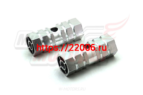 Пеги алюминиевые для трюковых самокатов 25х60мм (пара)(разные цвета) фото 2