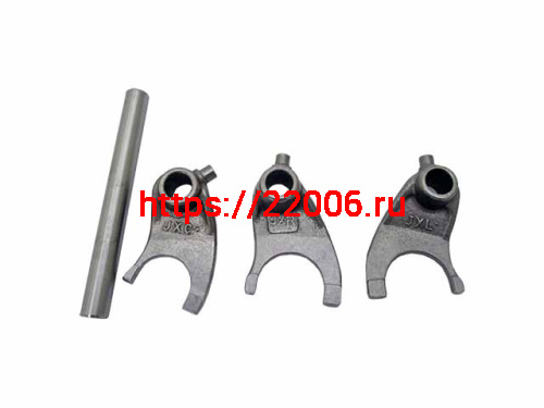 Вилки переключения передач 161FMJ, 166FMM (СG,CB125-250) (d=30/30/25mm) (d12, L=110)