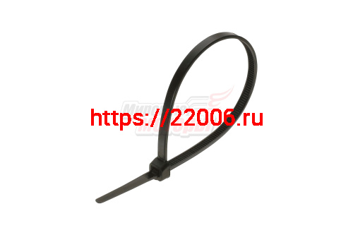 Хомут нейлоновый 4,8*250 мм черный (уп=100 шт.) Хомут нейлоновый 4,8*250 мм черный (уп=100 шт.)