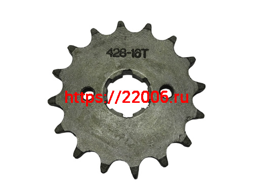 Звезда 16 зуб. (428) (d18-20; 2х34) цепи, ведущая CG/CB HIRO 250 (НАБОР) Звезда 16 зуб. (428) (d18-20; 2х34) цепи, ведущая CG/CB HIRO 250 (НАБОР)