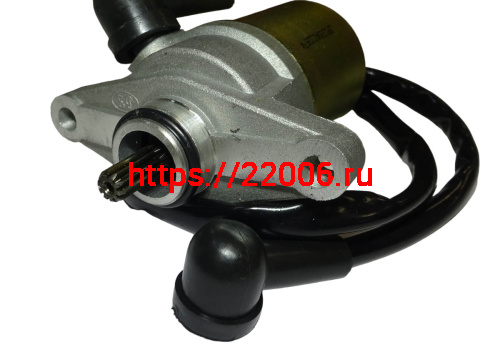 Электростартер GY6- 50/80 139QMB (FT50QT-4A,-10, -18) (d-7мм, 10 шлиц) фото 3