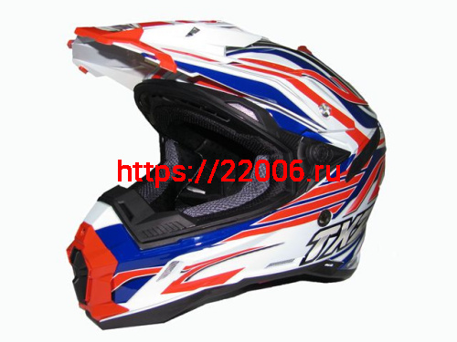 Мотошлем THH TX-25 №1 white/red (L)