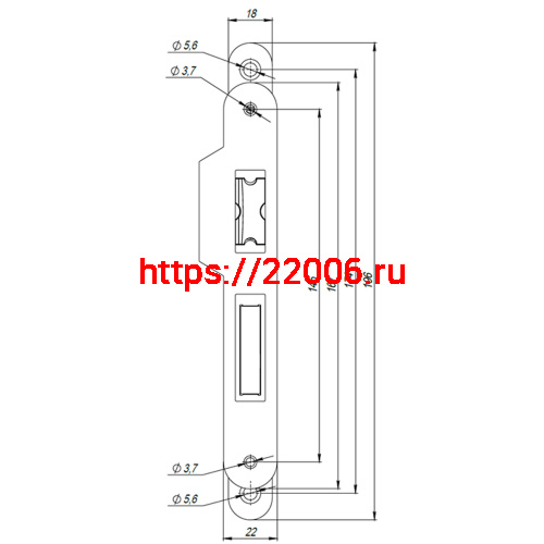 Корпус Armadillo (Армадилло) врезного замка c защёлкой METLH25-50 Box (LH 25-50) CP хром фото 2 Корпус Armadillo (Армадилло) врезного замка c защёлкой METLH25-50 Box (LH 25-50) CP хром фото 2