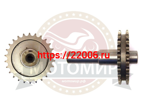 Вал отбора мощности МБ-2М с звездой 2х рядной 5-19 Вал отбора мощности МБ-2М с звездой 2х рядной 5-19