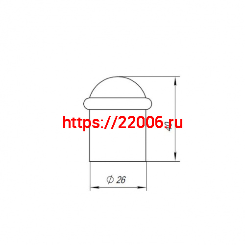 Упор Punto (Пунто) дверной напольный DFIX/F40 (DS PF-40) GP-5 золото фото 3 Упор Punto (Пунто) дверной напольный DFIX/F40 (DS PF-40) GP-5 золото фото 3