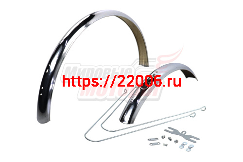 Крылья 24'' хром (пара) (щитки) Крылья 24'' хром (пара) (щитки)