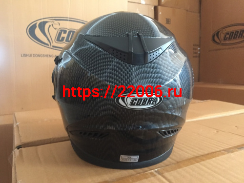 Шлем интеграл COBRA JK312, цвет черный карбон, лайм(3), размеры M фото 3 Шлем интеграл COBRA JK312, цвет черный карбон, лайм(3), размеры M фото 3