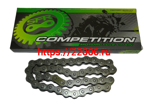 Цепь (530H) SFR - 94 зв. приводная усиленная (НАБОР) Цепь (530H) SFR - 94 зв. приводная усиленная (НАБОР)