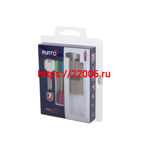 Цилиндровый Punto (Пунто) механизм MaxPro7002Knob110mm(50+10+50) SN никель 7key с вертушкой фото 3 Цилиндровый Punto (Пунто) механизм MaxPro7002Knob110mm(50+10+50) SN никель 7key с вертушкой фото 3