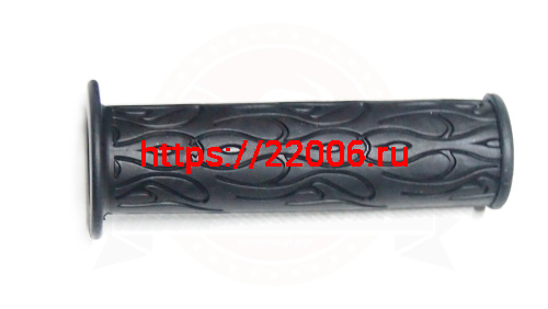 _Грипсы для велосипеда 104мм, резина, с упором, черные фото 2