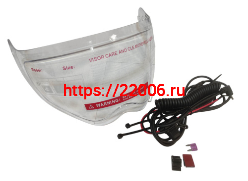 Шлем кроссовый со стеклом (туринг) СНЕГОХОДНЫЙ COBRA EC H331, черный, с ПОДОГРЕВОМ ВИЗОРА, размерXXL фото 5 Шлем кроссовый со стеклом (туринг) СНЕГОХОДНЫЙ COBRA EC H331, черный, с ПОДОГРЕВОМ ВИЗОРА, размерXXL фото 5