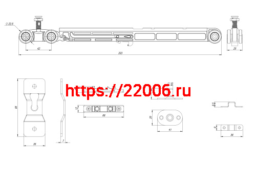 Комплект Armadillo (Армадилло) для раздвижных профильных дверей SLD.Comfort-PRO.SET2.PROF soft close/80 фото 4 Комплект Armadillo (Армадилло) для раздвижных профильных дверей SLD.Comfort-PRO.SET2.PROF soft close/80 фото 4