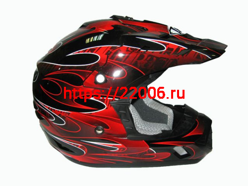 Мотошлем THH TX-12 №3 black/ red (L) kids Мотошлем THH TX-12 №3 black/ red (L) kids