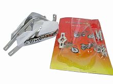 Защита рук алюминиевая универсальная с креплением на 22 руль белая Monster