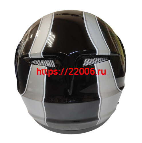 Шлем интеграл KIRIN K71, карбон, черный, красный, серый, размер S фото 4