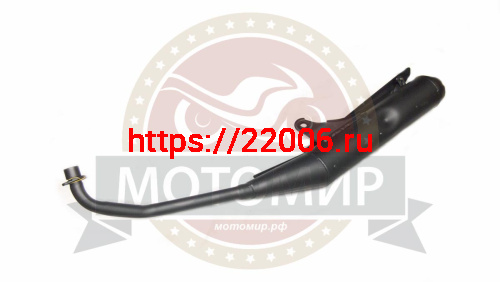 Глушитель TRICKLER XY110-17A в сборе с коленом (18012251) фото 2