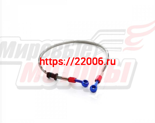 Шланг тормозной армированный L-600 mm M10/прямой - M10/15° Шланг тормозной армированный L-600 mm M10/прямой - M10/15°