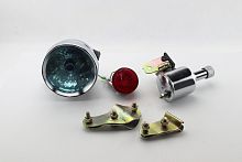 Динамо 12 V (велонабор, фара, динамо металл 6 Вт, задний стоп)