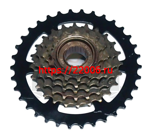 Трещотка 6 ск.14-34T (аналог SHIMANO MegaRange) FW 6SImg Трещотка 6 ск.14-34T (аналог SHIMANO MegaRange) FW 6SImg