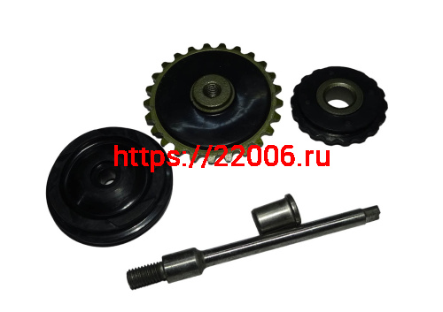 Ролик натяжителя цепи ГРМ 139FMB, Альфа, Задиак набор №1 (Комплект звезд ГРМ+шток маслонасоса) фото 2 Ролик натяжителя цепи ГРМ 139FMB, Альфа, Задиак набор №1 (Комплект звезд ГРМ+шток маслонасоса) фото 2