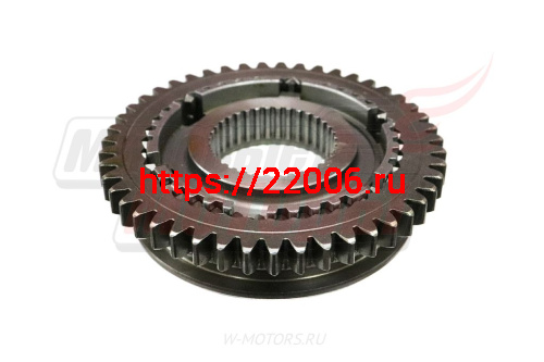 Муфта синхронизатора КПП 1-2 передачи MK, CK, Vision, 47 шлицов (3170112011) фото 2