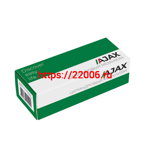 Цилиндровый Ajax (Аякс) механизм (AZ100/90) AZ1000Key90 (35+10+45) CP хром фото 2