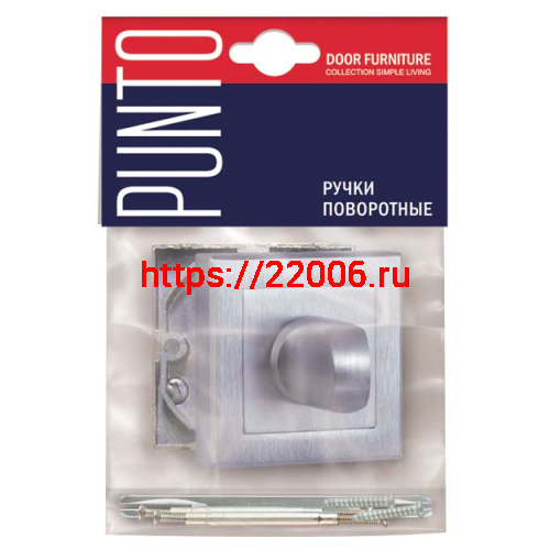 Ручка Punto (Пунто) поворотная BK6.K.QL52 (BK6 QL) SSC-16 сатинированный хром фото 2 Ручка Punto (Пунто) поворотная BK6.K.QL52 (BK6 QL) SSC-16 сатинированный хром фото 2