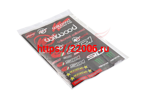 Наклейки: WILWOOD,SIDI,ROCKSTAR,MONSTER ENERGY,BRIDGESTONE (30x45) Наклейки: WILWOOD,SIDI,ROCKSTAR,MONSTER ENERGY,BRIDGESTONE (30x45)