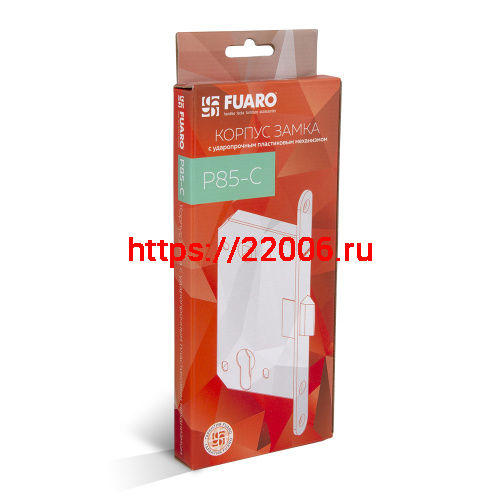 Корпус Fuaro (Фуаро) врезного замка c защёлкой PLASTP85C-50 (P85C-50) SN матовый никель фото 2 Корпус Fuaro (Фуаро) врезного замка c защёлкой PLASTP85C-50 (P85C-50) SN матовый никель фото 2