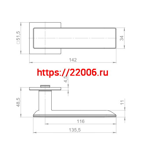 Ручка Armadillo (Армадилло) раздельная K.YM.CASTELLA FSG-39 флор. золото фото 3 Ручка Armadillo (Армадилло) раздельная K.YM.CASTELLA FSG-39 флор. золото фото 3