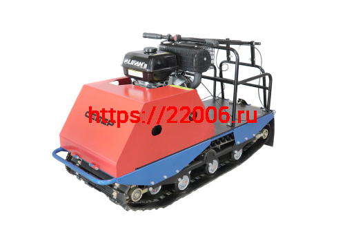 Мотобуксировщик 13 л.с. Север-Э (3 тел.) дв.Lifan эл./зап., вариатор "Сафари", катковая подв., комплектация без аккумулятора