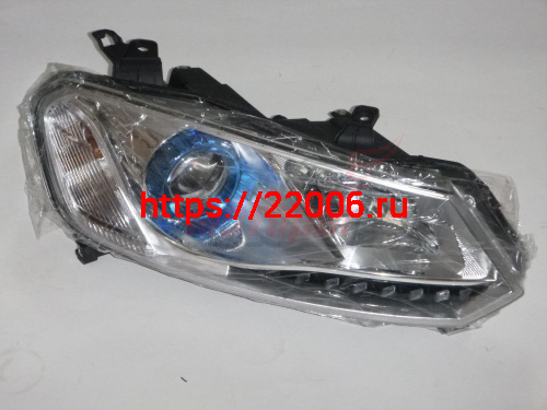 Фара передняя правая T600, галоген, синяя (4121020001B11)