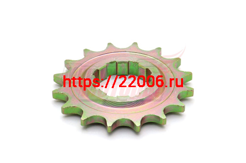 Звезда ведущая 16z Иж (оцинкованная, желтая) Звезда ведущая 16z Иж (оцинкованная, желтая)