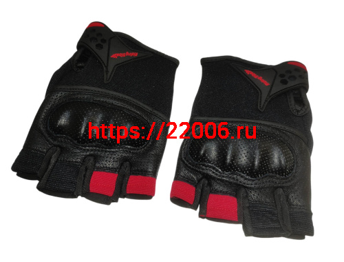 Перчатки PRO-BIKER MCS-57B без пальцев (чёрно-красные), р-р XXL фото 3 Перчатки PRO-BIKER MCS-57B без пальцев (чёрно-красные), р-р XXL фото 3