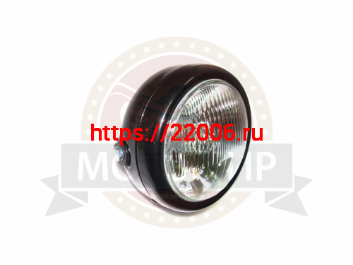 Фара Zodiak, Альфа круглая (черная) фото 2 Фара Zodiak, Альфа круглая (черная) фото 2