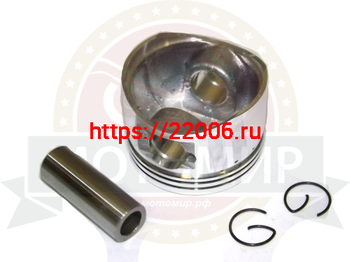 Поршень 57,40 мм 4 такт.скутер 157QMJ (GY6) 150cc (кольца, палец d15мм, стопор. кольца) фото 2
