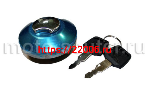 Крышка (пробка) бензобака с ключом мопед Дельта Крышка (пробка) бензобака с ключом мопед Дельта